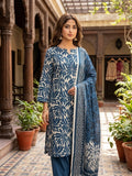 Blue Leaf Stitched 3Piece