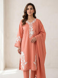 Peach Coral Stitched 3Piece